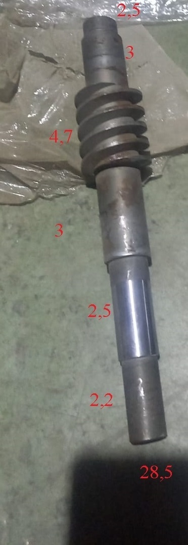 Червячный вал  HWJ-25, HWH-25, HWT-25 купить в Е.Маркет