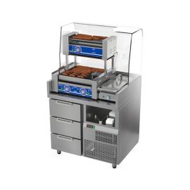 Станция для бургеров и хот-догов ATESY Бавария БХС - 900.700-02 плюс купить в Е.Маркет