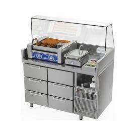 Станция для бургеров и хот-догов ATESY Бавария БХС-1235.700-02 купить в Е.Маркет