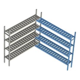 Стеллаж модульный угловой дополнительный POLAIR LOAD.ME POLY 18AL.4PP40.16C купить в Е.Маркет