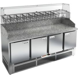 Стол для пиццы HICOLD PZE3-1111/SN (без витрины) купить в Е.Маркет
