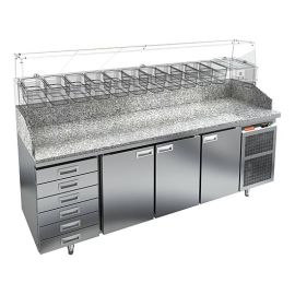 Стол для пиццы HICOLD PZ4-111/GN 6R (без витрины) купить в Е.Маркет