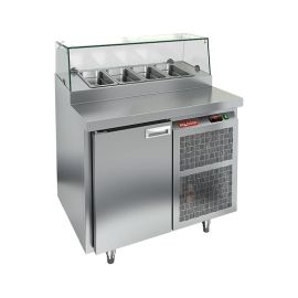 Стол для пиццы HICOLD PZ1-1/GN стекло купить в Е.Маркет