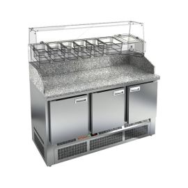 Стол для пиццы HICOLD PZE3-111/SN (без витрины) купить в Е.Маркет