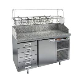 Стол для пиццы HICOLD PZ4-1/GN 6R (без витрины) купить в Е.Маркет