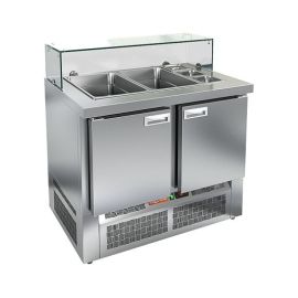 Стол для салатов HICOLD SLE3-11GN низкое стекло купить в Е.Маркет