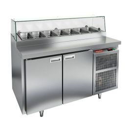 Стол для пиццы HICOLD PZ1-11/GN стекло купить в Е.Маркет