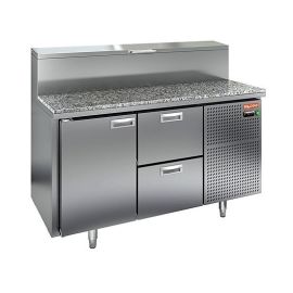 Стол охлаждаемый для пиццы HICOLD PZ1-12/GN (1/3) гранит купить в Е.Маркет