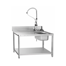 Стол предмоечный Abat СПМП-7-4 с душирующим устройством купить в Е.Маркет