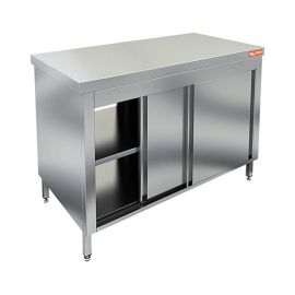 Стол производственный сквозной HICOLD НСЗК-10/6Т, двери-купе купить в Е.Маркет