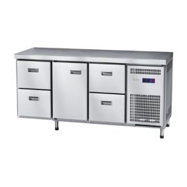 Стол холодильный Abat СХС-60-02 (2 ящика, 1 дверь, 2 ящика, без борта) купить в Е.Маркет