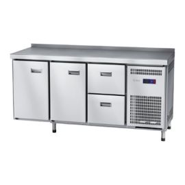 Стол холодильный Abat СХС-60-02 (2 ящика, 2 двери, борт) купить в Е.Маркет