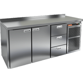 Стол холодильный HICOLD GN 113 BR2 TN с бортом купить в Е.Маркет