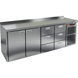 Стол холодильный HICOLD GN 1133 BR2 TN с бортом купить в Е.Маркет