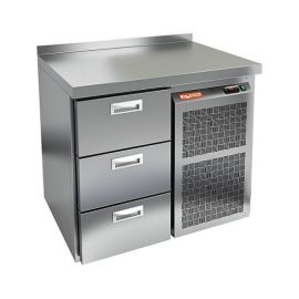Стол холодильный HICOLD GN 3 BR2 TN с бортом купить в Е.Маркет