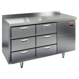 Стол холодильный HICOLD GN 33 BR3 TN с бортом купить в Е.Маркет