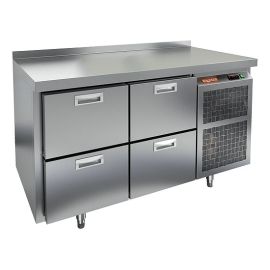 Стол холодильный HICOLD SN 22/TN с бортом купить в Е.Маркет