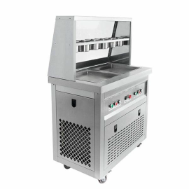 Фризер для жареного мороженого Foodatlas KCB-2F (контейнеры, световой короб) купить в Е.Маркет