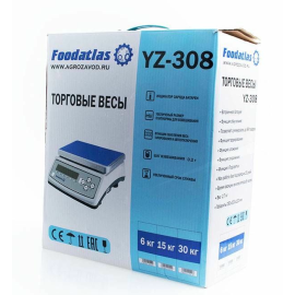 Торговые весы Foodatlas YZ-308 (30кг/1гр) купить в Е.Маркет