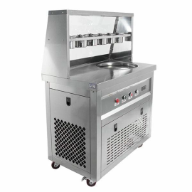 Фризер для жареного мороженого Foodatlas KCB-1Y (контейнеры, стол для топпингов, система контроля температуры) купить в Е.Маркет