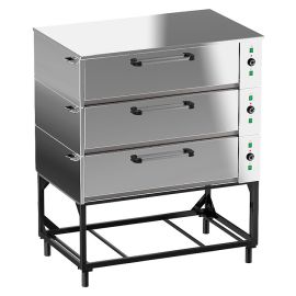 Шкаф жарочный Тулаторгтехника ЭШП-3с(у) нерж. сталь купить в Е.Маркет