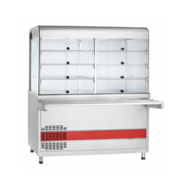 Прилавок-витрина Abat Аста ПВВ(Н)-70КМ-С-01-ОК купить в Е.Маркет