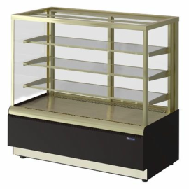 Витрина кондитерская KAYMAN K-ВК-1300 люкс квадро бронза купить в Е.Маркет
