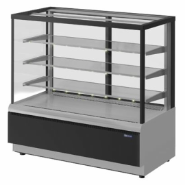 Витрина кондитерская KAYMAN K-ВК-900 люкс квадро серебро купить в Е.Маркет