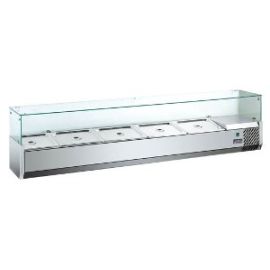 Витрина холодильная Hurakan HKN-VRX1200/380 купить в Е.Маркет