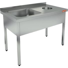 Ванна моечная HICOLD НДСО1М-12/7БЛ (раковина 500х500х300) купить в Е.Маркет