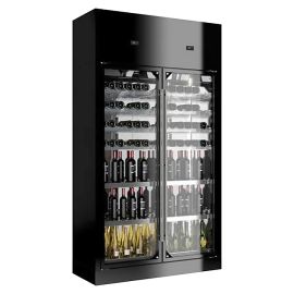 Винный шкаф Enofrigo WINE LIBRARY 2P WALL H260 P60 (A1WLW2P266P/421) черный купить в Е.Маркет