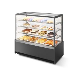 Витрина кондитерская Chilz VETE KUB 90 серый матовый, шлифованная нержавейка купить в Е.Маркет