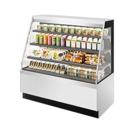 Витрина кондитерская Chilz VETE KUB OF 130 белый глянец, шлифованная нержавейка купить в Е.Маркет