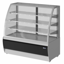 Витрина кондитерская KAYMAN K-ВК-1300 люкс серебро купить в Е.Маркет