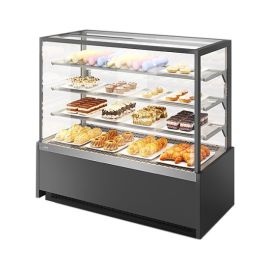 Витрина кондитерская Chilz VETE KUB 130 серый матовый, шлифованная нержавейка купить в Е.Маркет