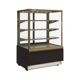 Витрина кондитерская Carboma KC70 VV 0,9-1 Standard Люкс (0102-0109, шоколад / золото) купить в Е.Маркет