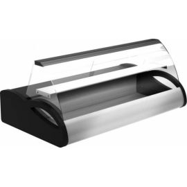 Витрина холодильная Carboma A87 SV 1,0-1 (ВХСн-1,0 Арго) 0013-0430 черная / нерж. сталь купить в Е.Маркет