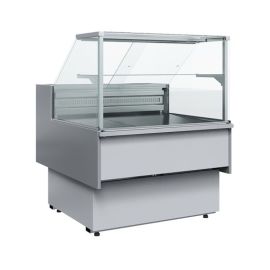 Витрина холодильная Carboma GC110 SM 1,5-1 0011-9006 (статика, с боковинами) купить в Е.Маркет