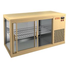 Витрина холодильная HICOLD VRL 1300 R Beige купить в Е.Маркет