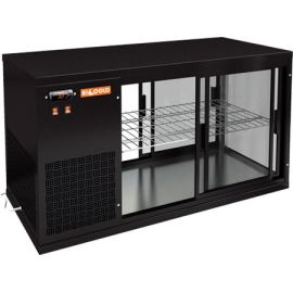 Витрина холодильная HICOLD VRL T 1300 L Black купить в Е.Маркет
