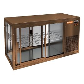 Витрина холодильная HICOLD VRL T 1100 R Bronze купить в Е.Маркет