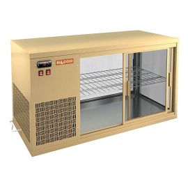 Витрина холодильная HICOLD VRL 1300 L Beige купить в Е.Маркет