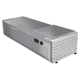 Витрина для ингредиентов Finist ToppingBox НХВк-4 с крышкой купить в Е.Маркет