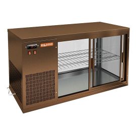 Витрина холодильная HICOLD VRL 1300 L Bronze купить в Е.Маркет