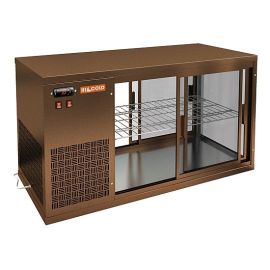 Витрина холодильная HICOLD VRL T 1300 L Bronze купить в Е.Маркет