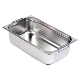Гастроемкость Gastromix GN-H 1/3-100 (325х176х100) нерж. сталь, с ручками купить в Е.Маркет