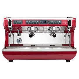 Кофемашина Nuova Simonelli Appia Life XT 2Gr V красная, высокие группы, автомат купить в Е.Маркет