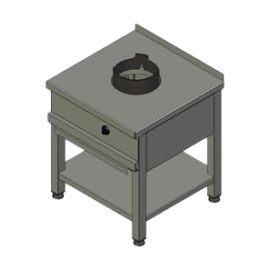 Плита газовая Вулкан KSW 01 8589 WOK купить в Е.Маркет