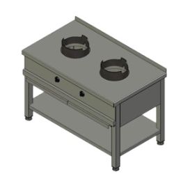 Плита газовая Вулкан KSW 02 8785 WOK купить в Е.Маркет