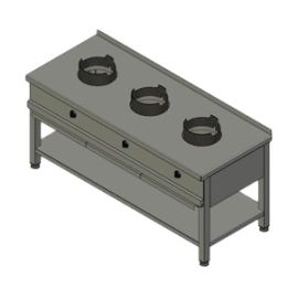 Плита газовая Вулкан KSW 03 8787 WOK купить в Е.Маркет